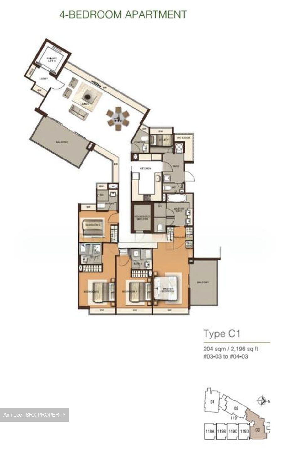 RESIDENCES AT EMERALD HILL (D9), Apartment #581294121